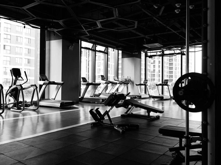 The gym floor